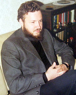 Молодой агент Владимир Гундяев-"Михайлов" во время службы в Швейцарии